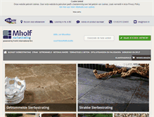 Tablet Screenshot of mholf-sierbestrating.nl
